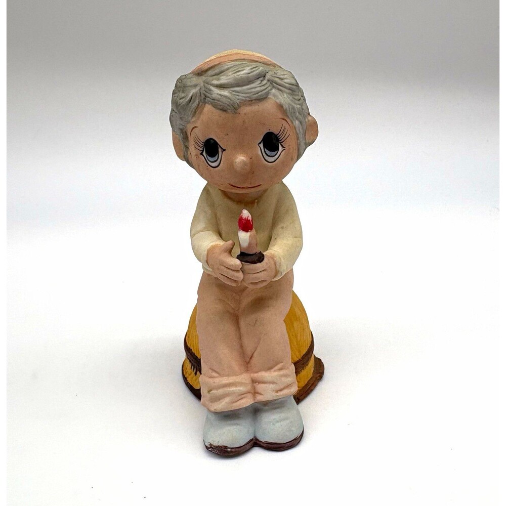 Jane -Deveaux "The True Light" Hand Painted Ceramic Figurine 1984 5.25"
